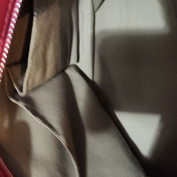 Coach Cherry Red Galaxy Legacy Leather Tote East West - Picture 7 of 10